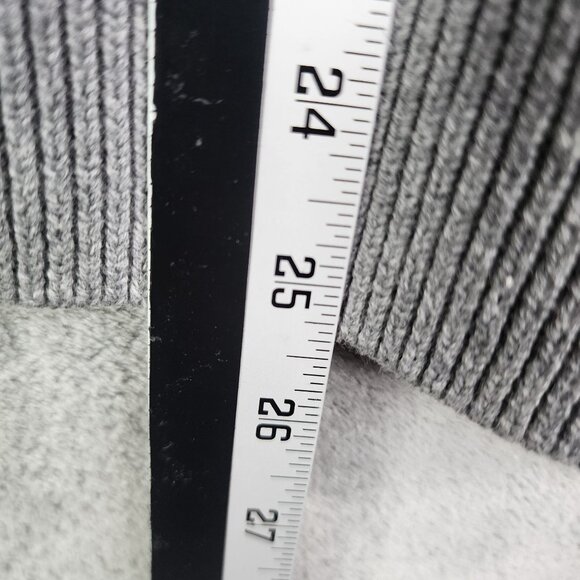 Mens Gray Chaps Pullover Sweater w/ Button Collar Long Sleeve Size XXL - Picture 9 of 9